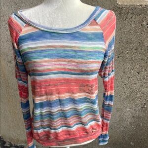 American Rag Multicolor Striped Blouse